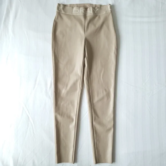 DKNY Faux Leather Leggings/Pants - Picture 3 of 13